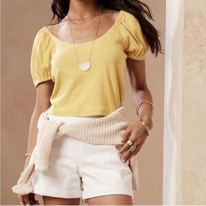 BANANA Republic Slub Crop Top Size XS